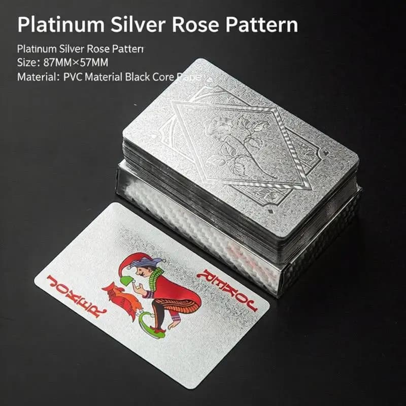 Carte da Poker Impermeabili, Set di Carte da Gioco in PVC, Confezione Magica Dmagic, Gioco da Tavolo, Regalo da Collezione