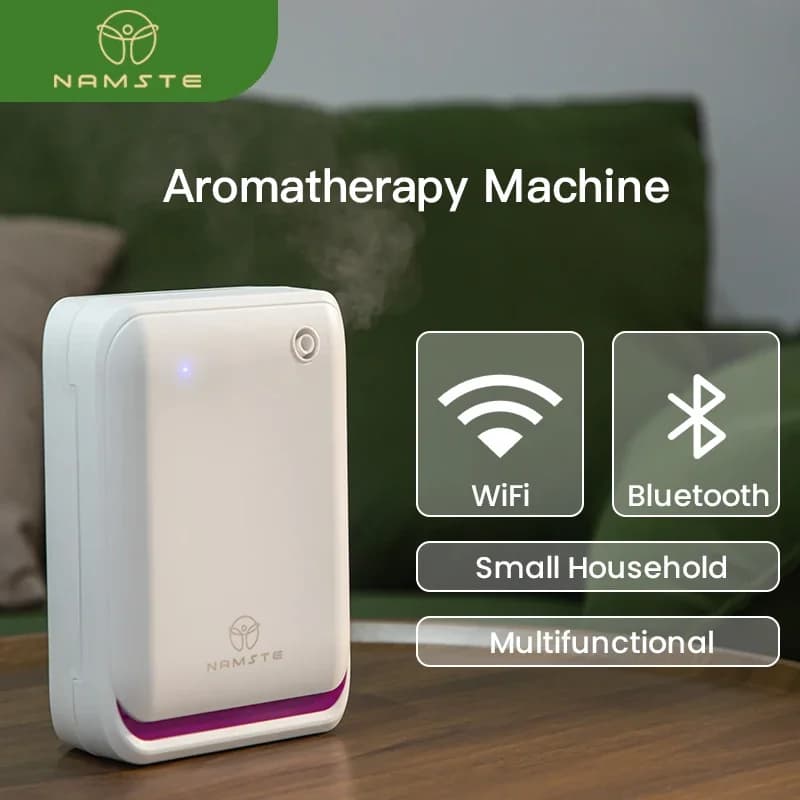Diffusore di fragranze Bluetooth WIFI 500m3 Aroma di profumo per la casa 260ML Oli essenziali Distributore di odori Macchina per profumi Namste