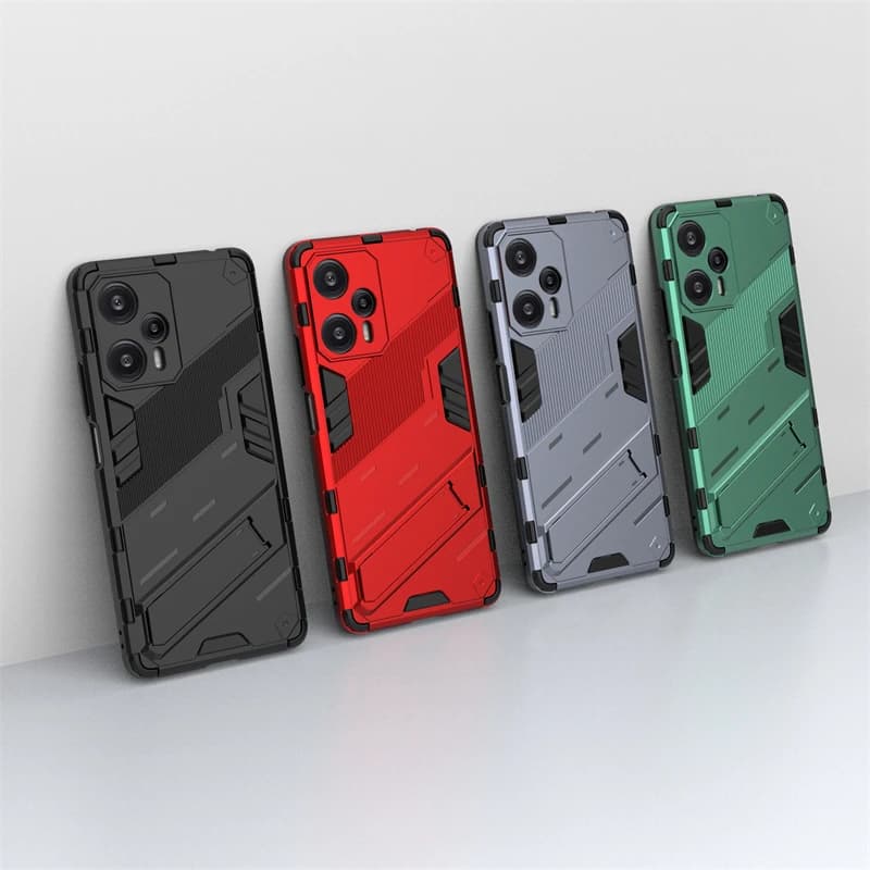 Per Poco F5 Cover Case Xiaomi Poco F5 Capas Phone Bumper Back Armor cavalletto antiurto supporto Protector Fundas Poco F5 Pro F 5