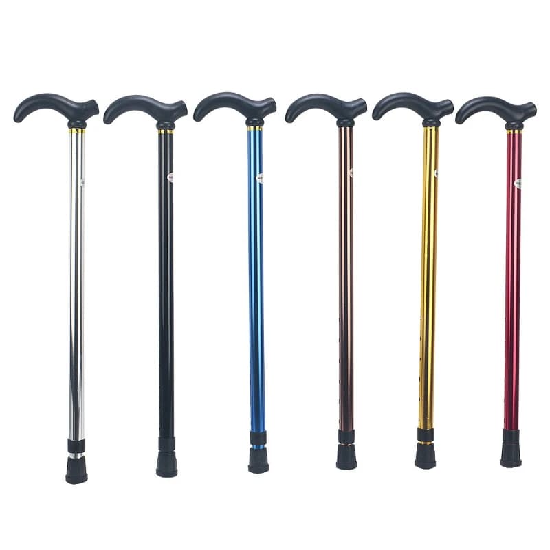 Adjustable 2 Section Non Slip Hiking Poles Outdoor Mountaineering Trekking Walking Sticks for Camping Backpacking Climbing