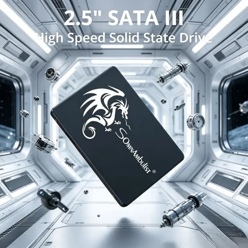 Optimize Your Laptop Speed Easily with SomnAmbulist 2.5 Inch SATA3 SSD, Complete Multi-capacity Options and Excellent Swift