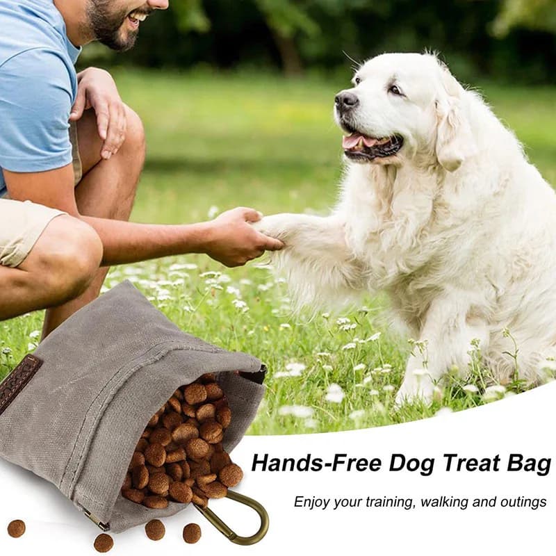 Marsupio Portatile per Snack per Animali Domestici per Addestramento Cani e Uso all'Aperto