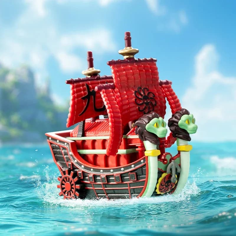 POPMART ONE PIECE THE GRAND LINE SERIES VELICI Scatola cieca Guess Bag Giocattoli Doll Cute Anime Figure Collezione di ornamenti per il desktop
