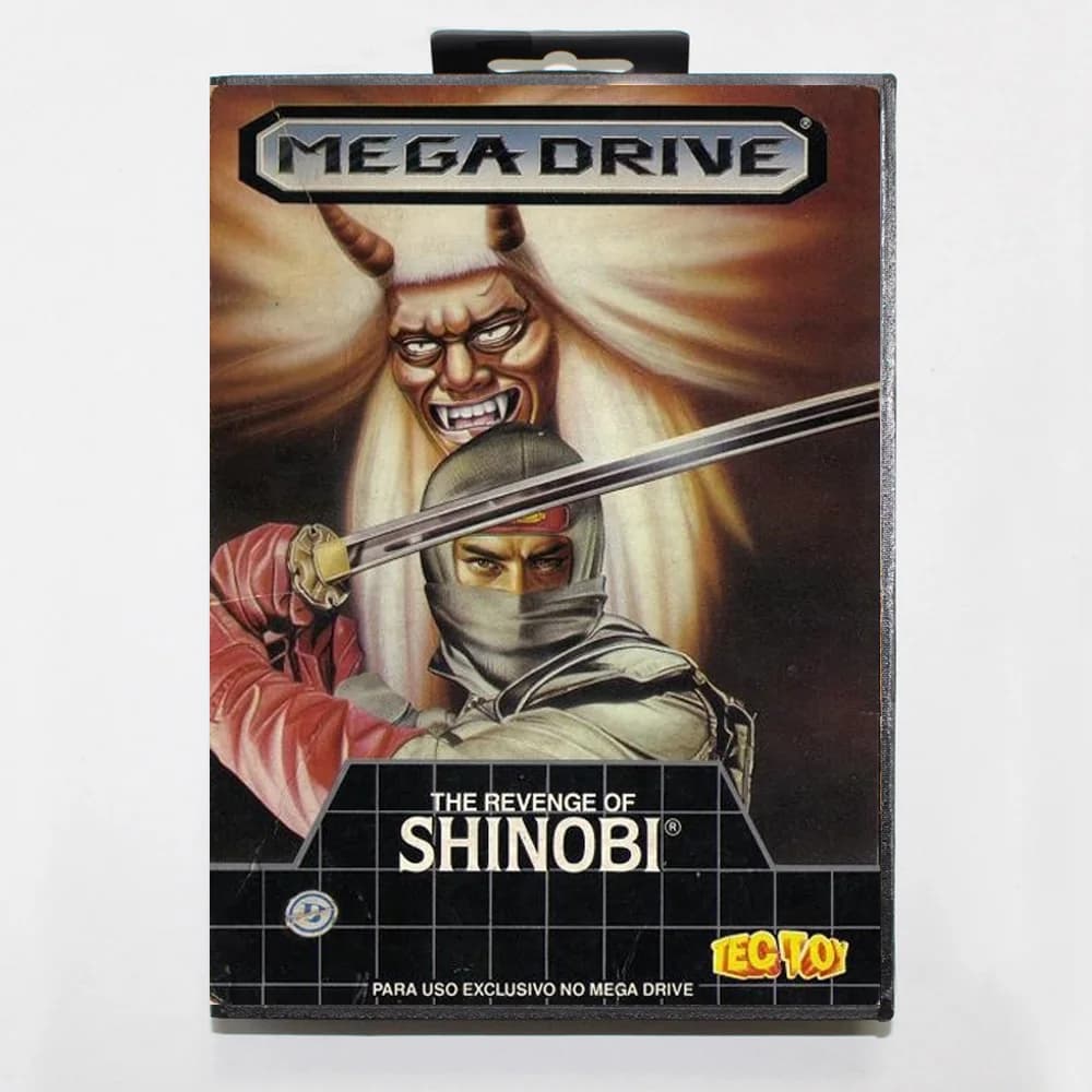 Nuovo arrivo The Revenge of Shinobi MD Gioco di carte 16 Bit USA Cover per Sega Megadrive Genesis Cartuccia per console per videogiochi