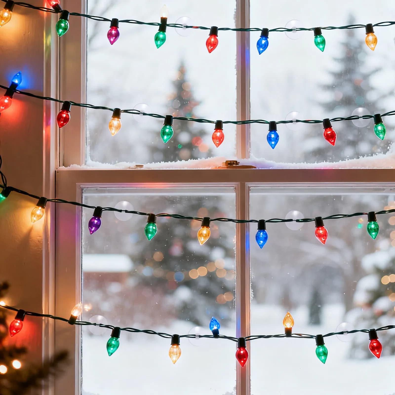 20 Pezzi Ganci a Ventosa Trasparenti Multifunzionali per Decorazioni Interne ed Esterne, Appendini per Mini Luci a Corda, Senza Attrezzi
