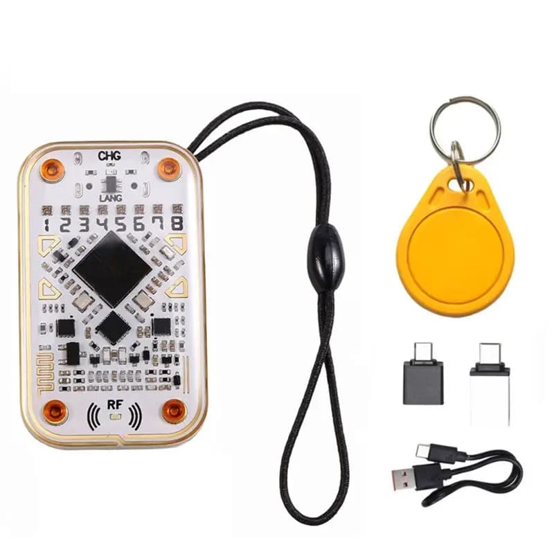ABZZ-Chameleon Ultra Lettore di Chip RFID + Emulatore di Carte Smart CUID 125K 13.56Mhz, Decodificatore di Carte IC ID, Lettore/Scrittore NFC