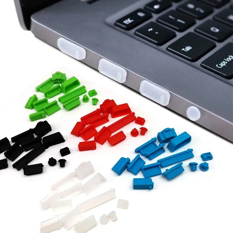16 pz Universale Notebook Anti Polvere Spina Del Computer Portatile Tappo Antipolvere Spina Antipolvere HDMI VGA RJ45 Usb Interfaccia Del Computer copertura impermeabile