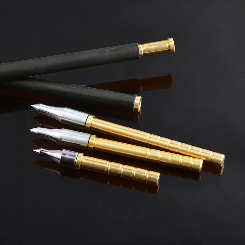 12pcs Arrow Insert 38/50/100/150/200/250/300/350 Grains Copper for ID6.2mm OD7.6mm Carbon Shaft Bob-Weight Bow Hunting Archery