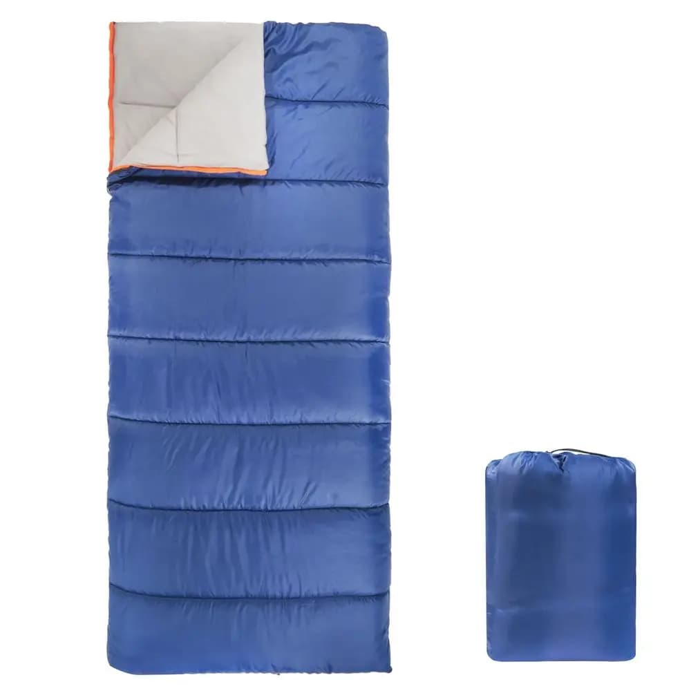 30F sleeping bag for adults, warm and comfortable, compact and lightweight, 75 x 33, blue