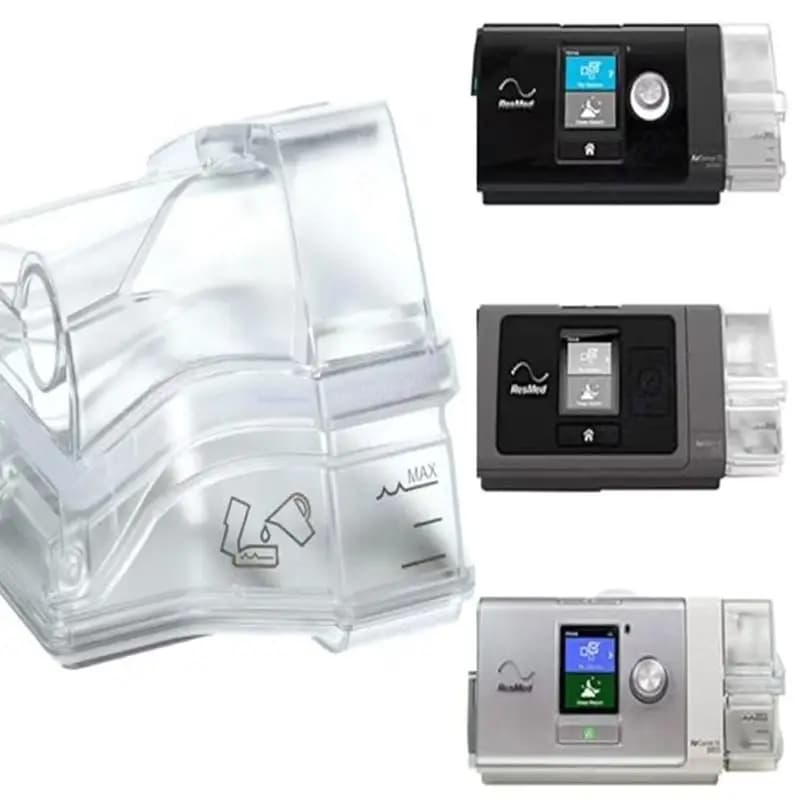 Camera dell'acqua dell'umidificatore della macchina Cpap per la vasca dell'acqua dell'umidificatore Airsense 10 Serie S10 Serbatoio dell'acqua della macchina CPAP