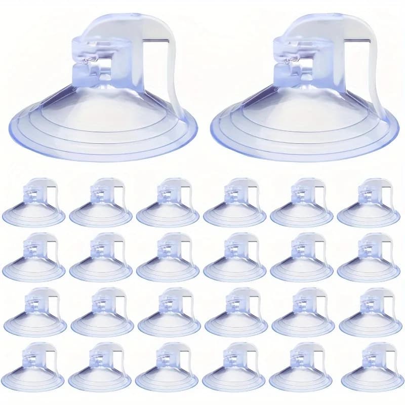 20 Pezzi Ventose per Parasole Auto, Ventose in PVC per Tende Auto, Ganci a Ventosa per Parasole a Spirale