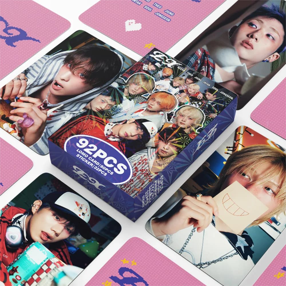 92Pcs/Set Idol Boy P1Harmony New Album Laser HD Printd Lomo Cards Sticker KEEHO THEO JIUNG INTAK SOUL JONG SEOB Fans Gifts