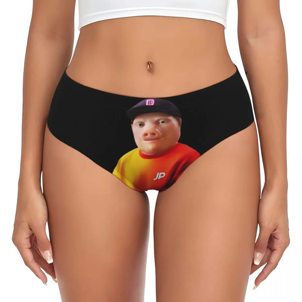 Mutandine Personalizzate John Pork per Donna, Slip Femminili Traspiranti, Slip e Mutande