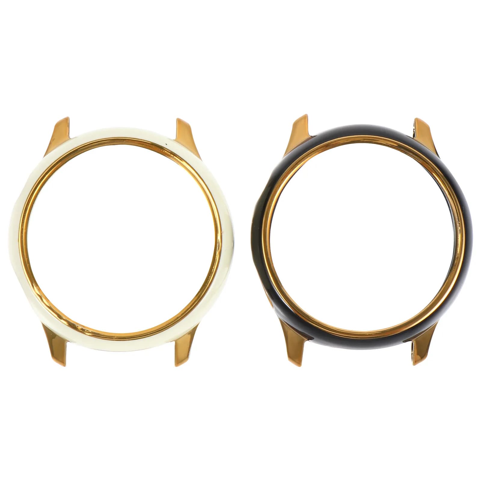 2Pcs Stylish Watch Protector Caps Scratch Resistant Drop Proof Dirt Protection Smartwatch Cover for Active2