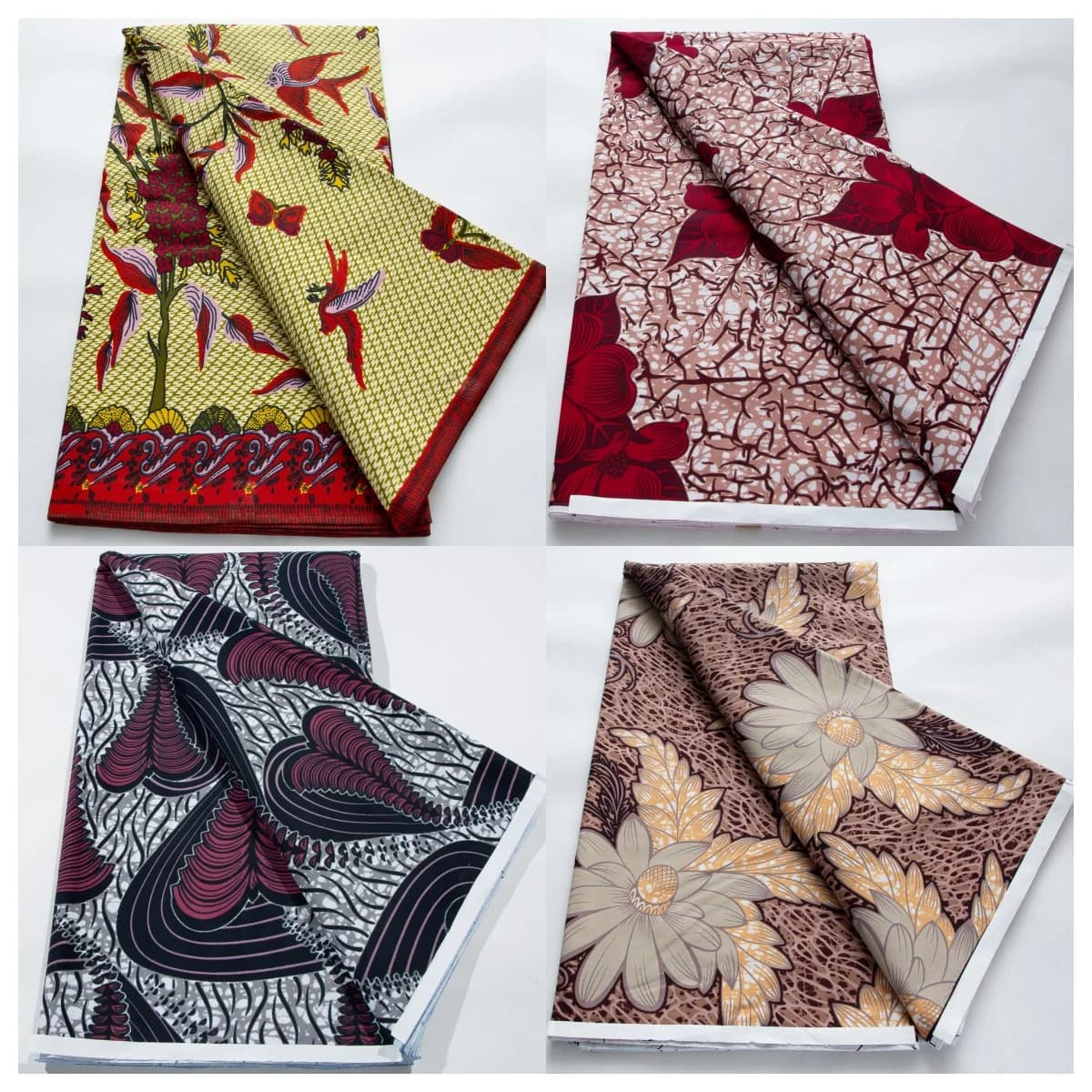 100% Cotton Ghana Batik Ankara Veritable Print Wax Fabric African Real Wax Fabric 2026 High Quality For Women Dress Cloth Sewing