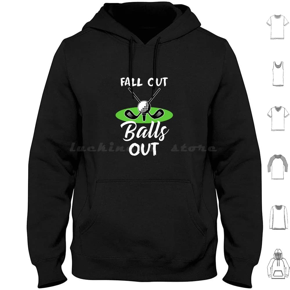 Fall's Out Balls Out Golf Felpe con cappuccio a maniche lunghe Fall Out Balls Out Golf