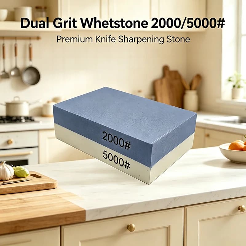 2026 New RSCHEF Dual Side Wetstone Professional Knife Sharpener Double Sided Whetstone Household Kitchen Cutlery Grinding Stone