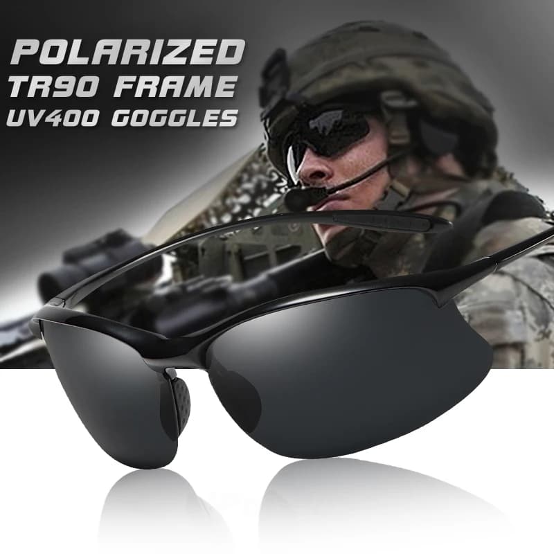 2024 Top Ultralight TR90 Occhiali da sole polarizzati Anti-UV Guida Uomini Shades Maschio Militare Occhiali da sole Occhiali Occhiali Gafas De Sol