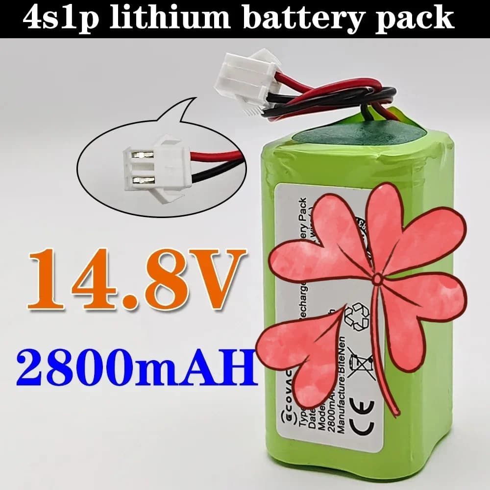 14.8V 2800mAh 4s1p Battery For eufy RoboVac 15C 15T 25C 30 30C 35C MAX G10 G15 G20 G30 Hybrid Edge Robot Vacuum Cleaner Parts