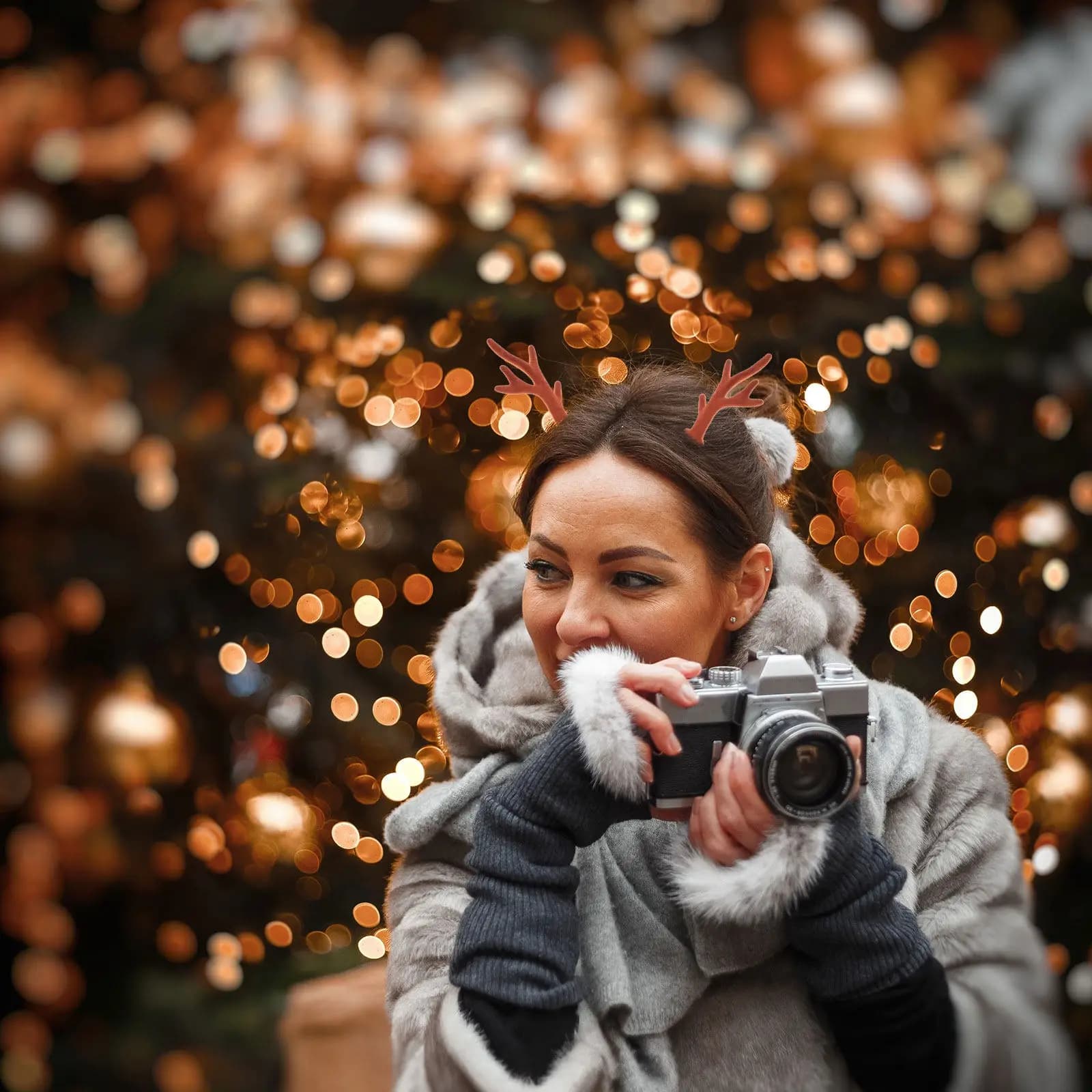 100 Pezzi Corna di Cervo Mini per Fai da Te, Accessori per Fasce per Capelli, Fermagli e Mollette, Decorazioni per Feste di Natale