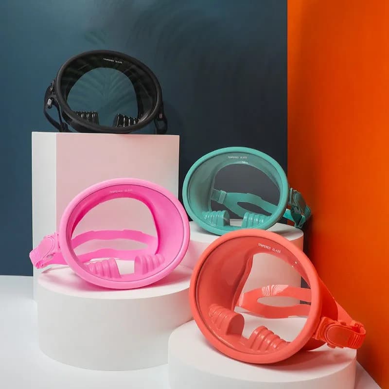 Snorkelling Full Mask Anti Leak Full Face Snorkel.Set 180 Panoramic View Professional Classic Round,Dive Equipment Diving Mask