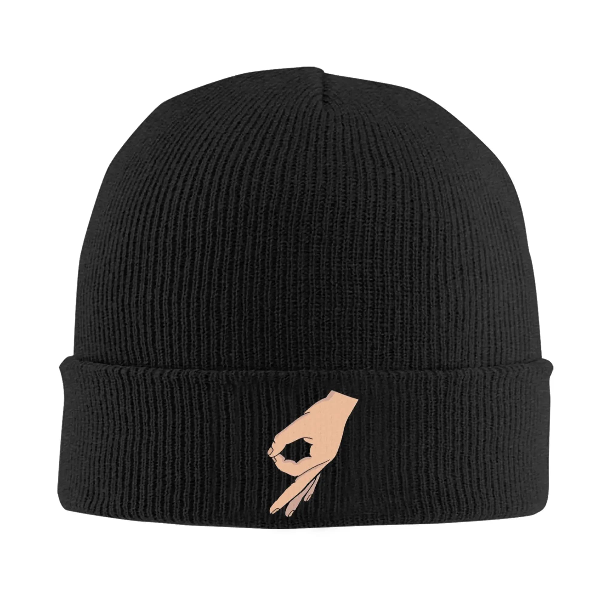 Cerchio gioco mano divertente gotcha meme Made You Look Caldo berretto lavorato a maglia Cappello invernale lavorato a maglia Skullies Berretti Berretti per unisex