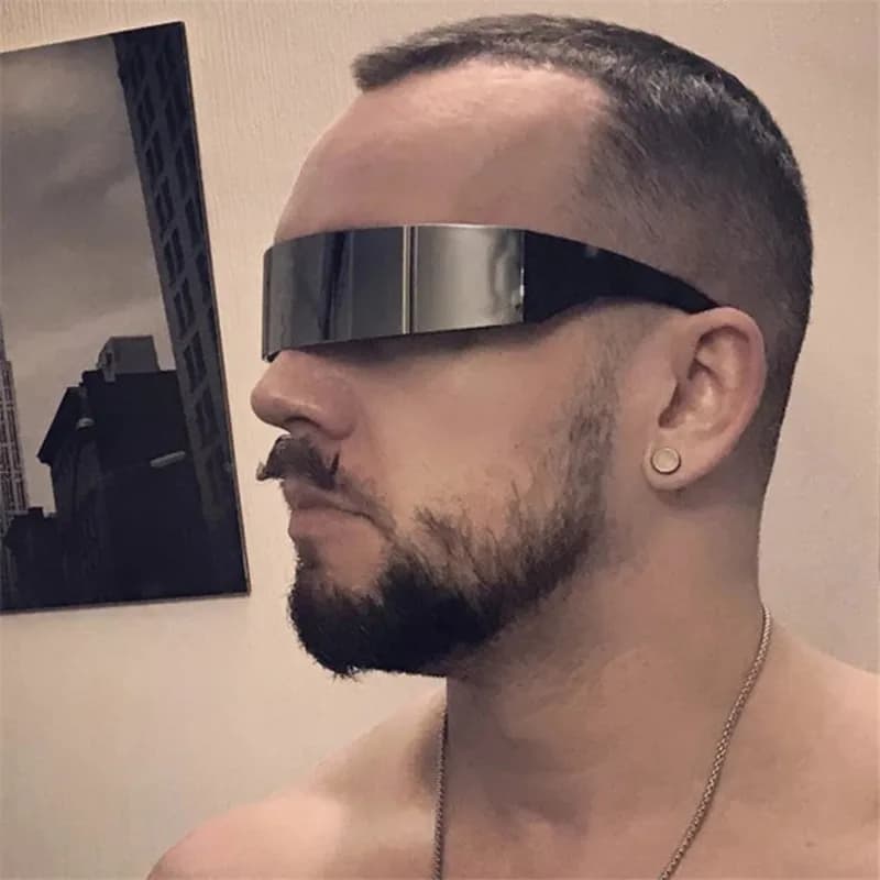 KAMMPT Cyberpunk sunglasses 2022 fashion glasses colorful festival glasses in style Punk Brand Design UV400 Shades for men woman