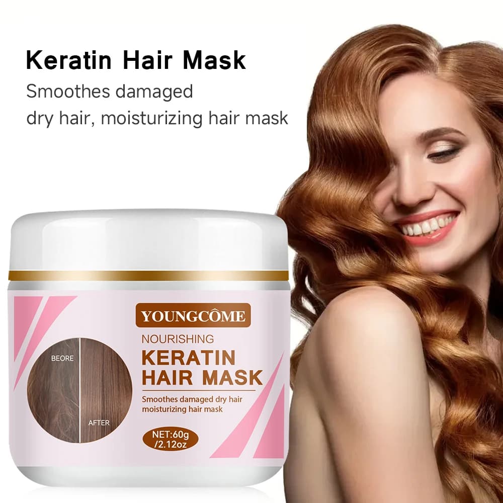 Maschera per capelli al collagene alla cheratina Magical raddrizza la riparazione crema per il trattamento danneggiata crespi secchi Pro Soft Smooth Shiny Deep Moisturizing Care