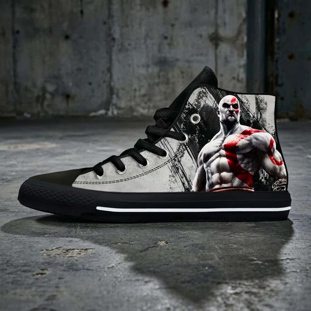 God of War Scarpe sportive casual unisex con suola imbottita, comode per uomini e donne, per camminare e correre