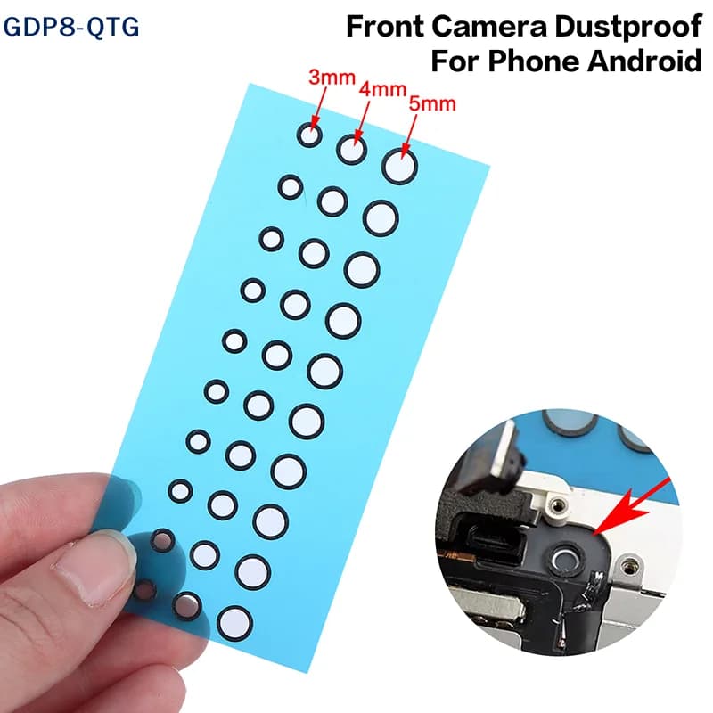 1/3/5 Fogli di Adesivi Antipolvere in Schiuma da 3mm 4mm 5mm per Fotocamera Frontale LCD di Telefoni, Strumento di Riparazione