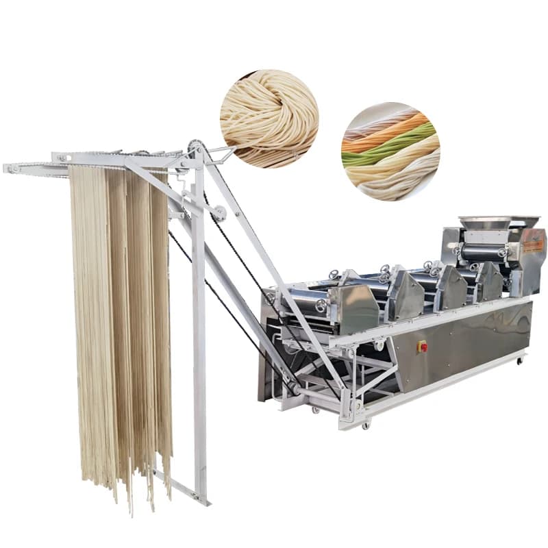 Macchina per la produzione di pasta per noodle commerciale personalizzata Macchinari per la produzione di noodle freschi di nuova condizione