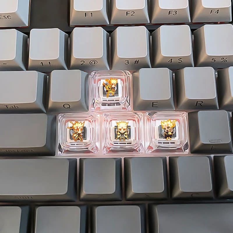 Custom Fa-da-Te Keycaps for Naruto Mechanic Keyboard, Cross-Axis PC Mechanic Keycaps, Custom Gift