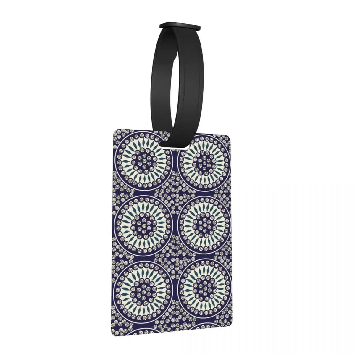 Boleslawiec Ceramica Etichette per bagagli Accessori per valigie Moda da viaggio Etichetta per imbarco per bagagli Porta etichette ID Nome Indirizzo