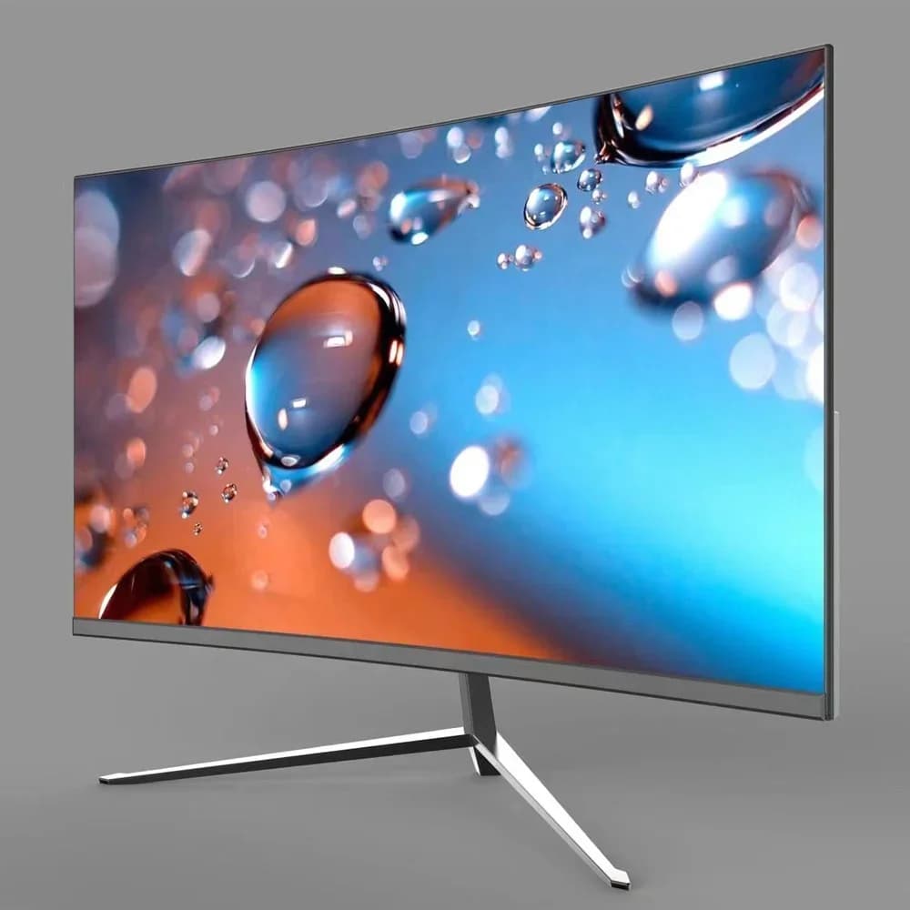 Hot Monitor per PC con schermo LCD curvo anti-luce blu da 27 pollici 144 Hz 1 ms Display Full HD Supporto per ufficio domestico con altoparlante incorporato