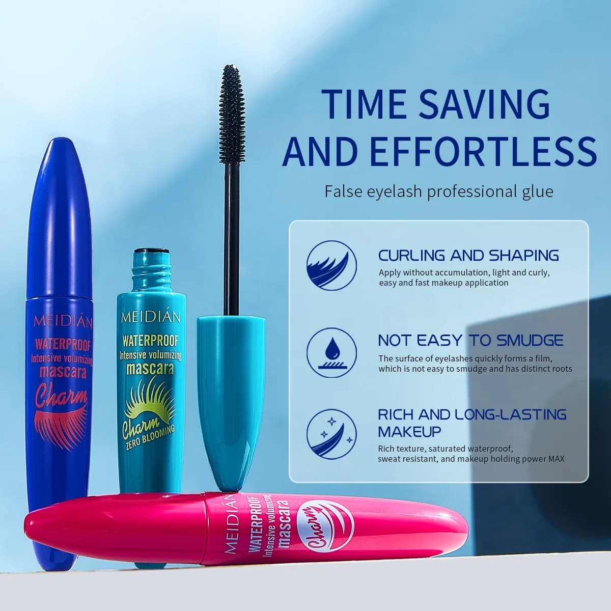 Mascara 4D Extension Eyelashes Waterproof Mascara for Eyes Black Volume With Silk Fibers Brush Tool for Cosmetic Eyelash Makeup