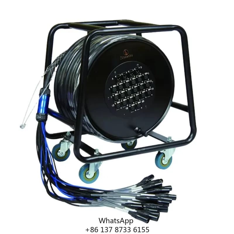 Professional 20-channel Audio Multicore XLR Cable with PVC Coating, 50m 30m, HDMI SCART, Home Audio Video Equipment, Available in Storage