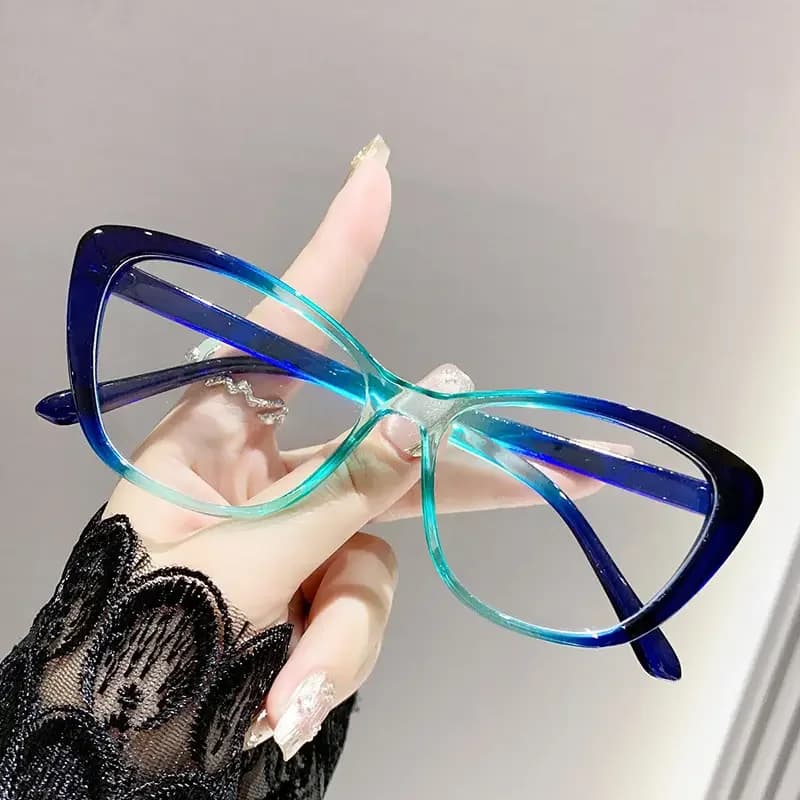 Cat Eye Square Computer Glasses pc Frame Women Men Anti Blue Light RecEyewear Blocking Optical Spectacle Eyeglasses 200000297