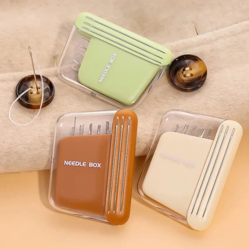 Nuova scatola da cucito magnetica Crema di lusso Vento Per uso domestico Alta qualità Casa Cucito Artefatto Finitura Kit da cucito Strumenti per cucire