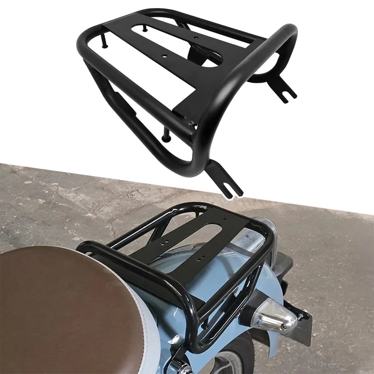 Tail Luggage Rack For Honda Super cub 125 C125 2023-up Black Rear Luggage Rack