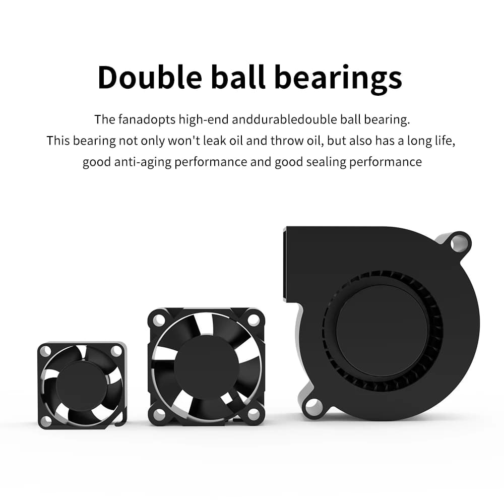Creality Silent Fan For Creality K2 Plus 2507/3010/5015 Fan Pipe Motherboard Axis Cooling Fans 3D Printer Replacement Parts