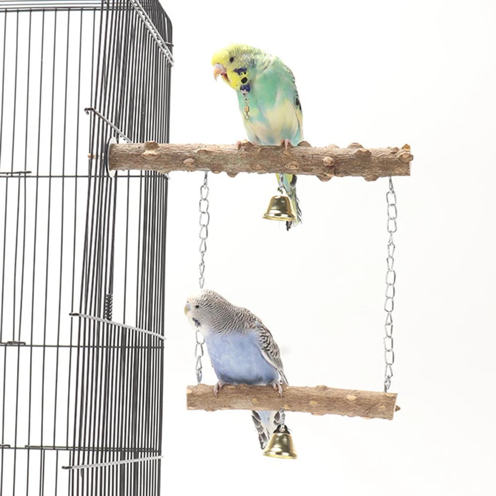 1PC Giocattoli a ponte con sospensione per pappagalli, giocattoli per uccelli, forniture per altalena, molatura di artigli, palo in piedi, accessori per gabbie per uccelli