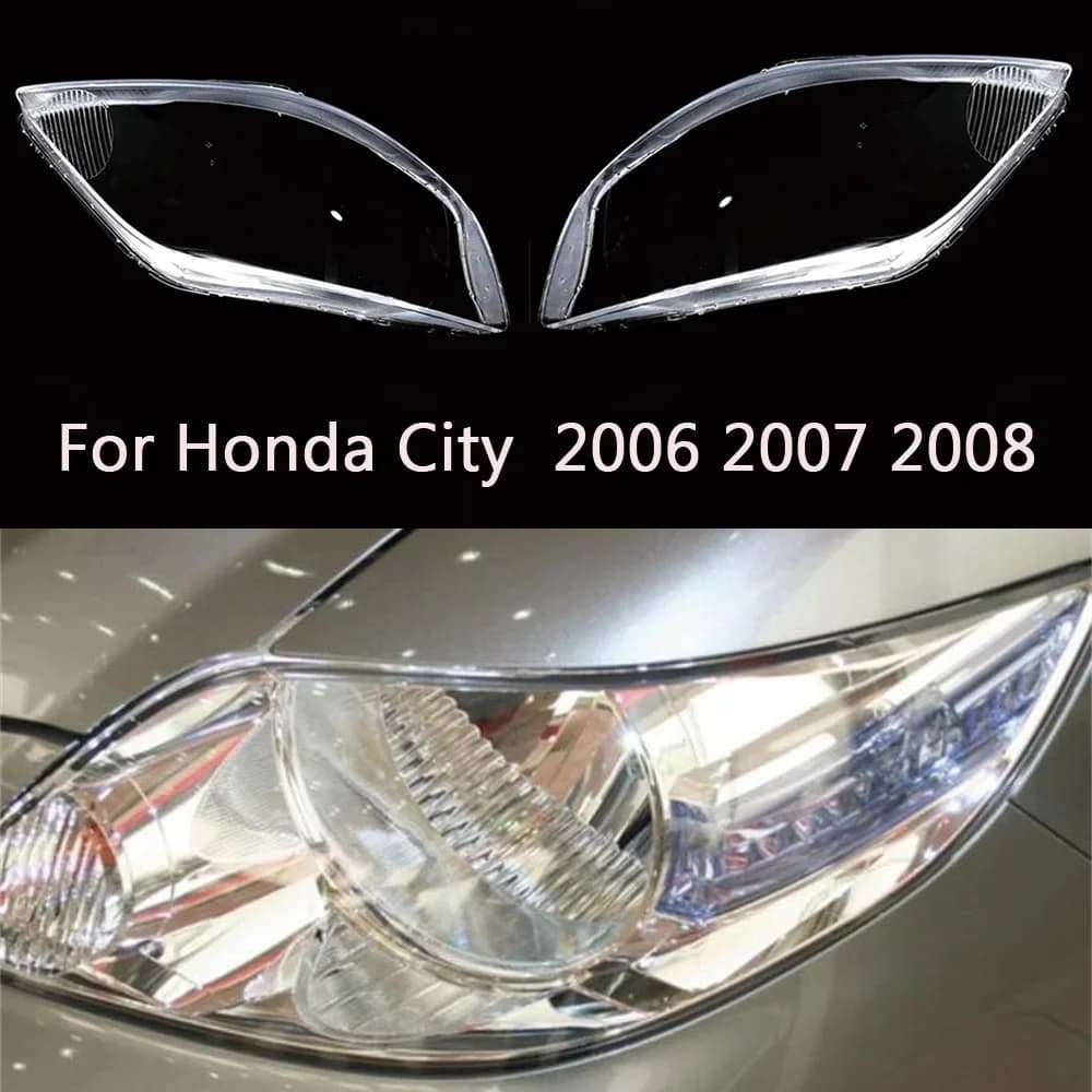 HTTCY Per Honda City 2006 2007 2008 anteriore Auto Faro Copertura Lente Borsette Coprilampada Paralume Faro Maschera Luce