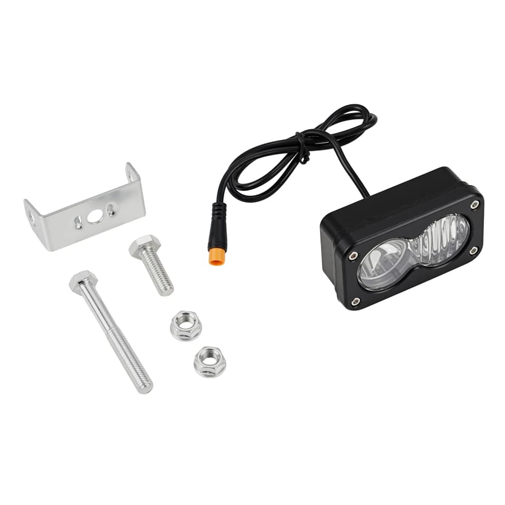 For Ridstar Q20/Q20 Lite/Q20 Pro 180° Wide White Yellow LED Light Bar Motorcycle Off-road Light E-Bike Luggage Rack Lamp Parts