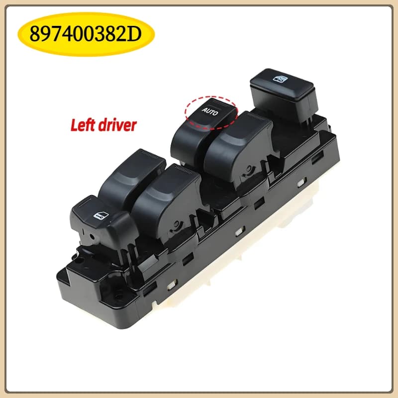 897400382D LHD Interruttore alzacristallo principale di controllo elettrico per Isuzu Dimax D-max 2003 2004 2005 2006 2007 2008 2009 2010 2011