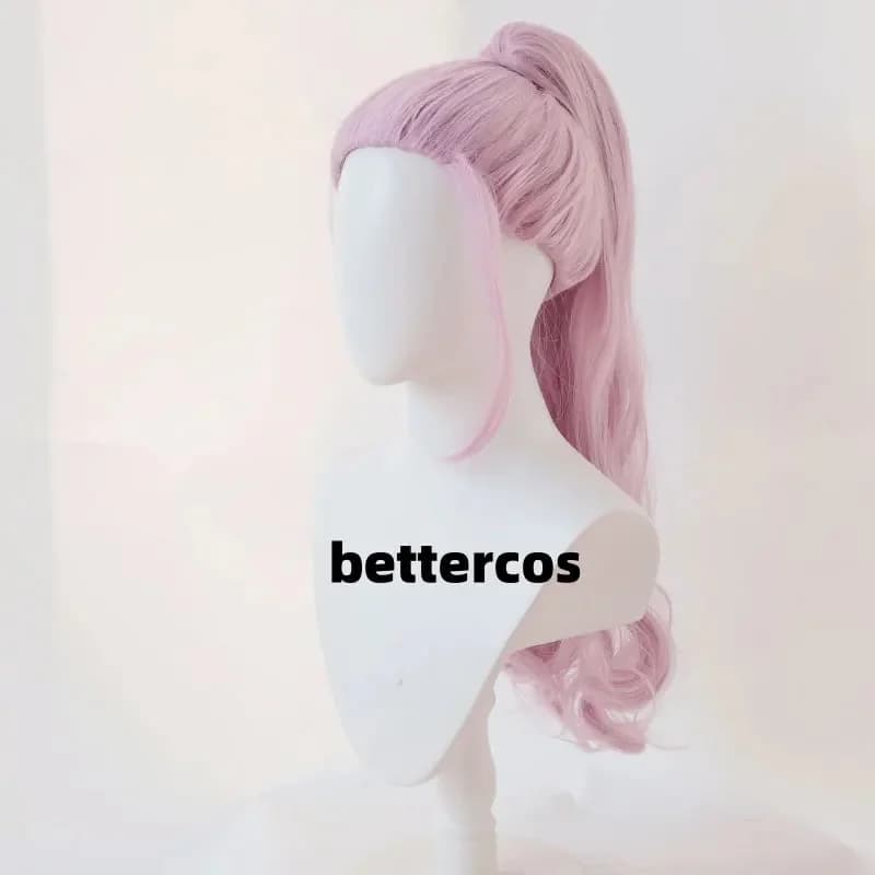 c;4\g,6'h.9/c;4\g,6'h.9/Anime Sanzu cosplay wig pink 60cm ponytail heat resistant synthetic fake hair haruchiyo Akas6'h\3,g'8/b'