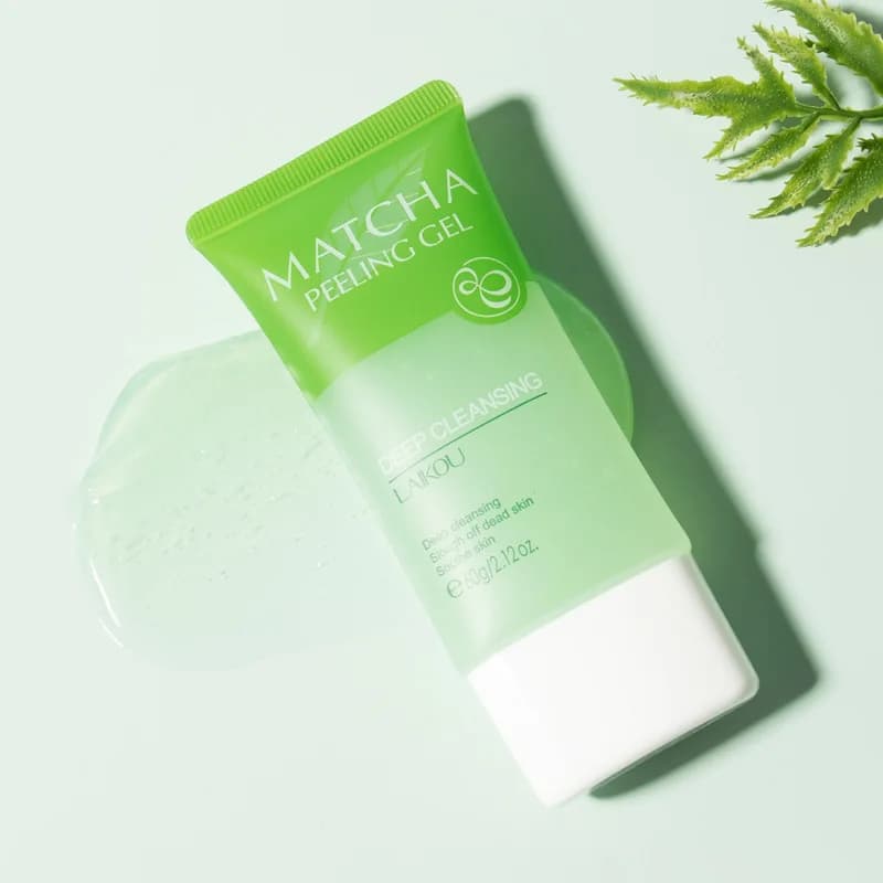 LAIKOU Matcha Exfoliating Peeling Gel Scrub Face Hydrating Nutrient Repair Scrub Cream For Face Beauty Skin Care