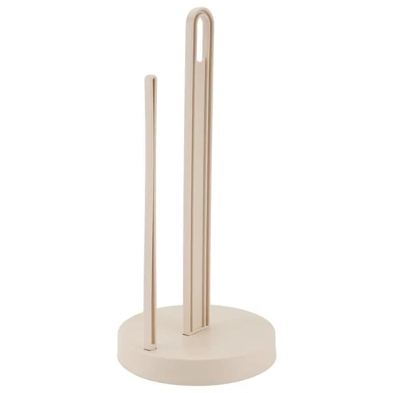 A02M-Toilet Kitchen Paper Towel Roller Tissue Holder Plastic Rack Desktop Floor Vertical Napkins Stand Bathroom Storage