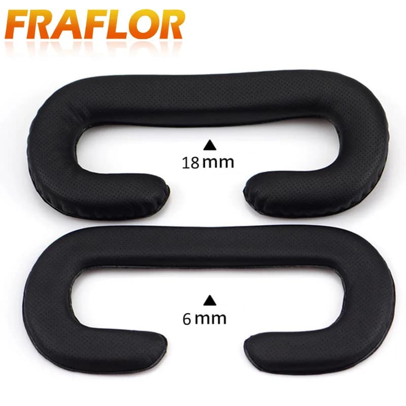 VR Headset Video Glasses Sponge Face Eye Masks Foam PU Pads Liner Cover Mat For HTC VIVE Headset VR Goggles Can Reuse 6mm /18mm