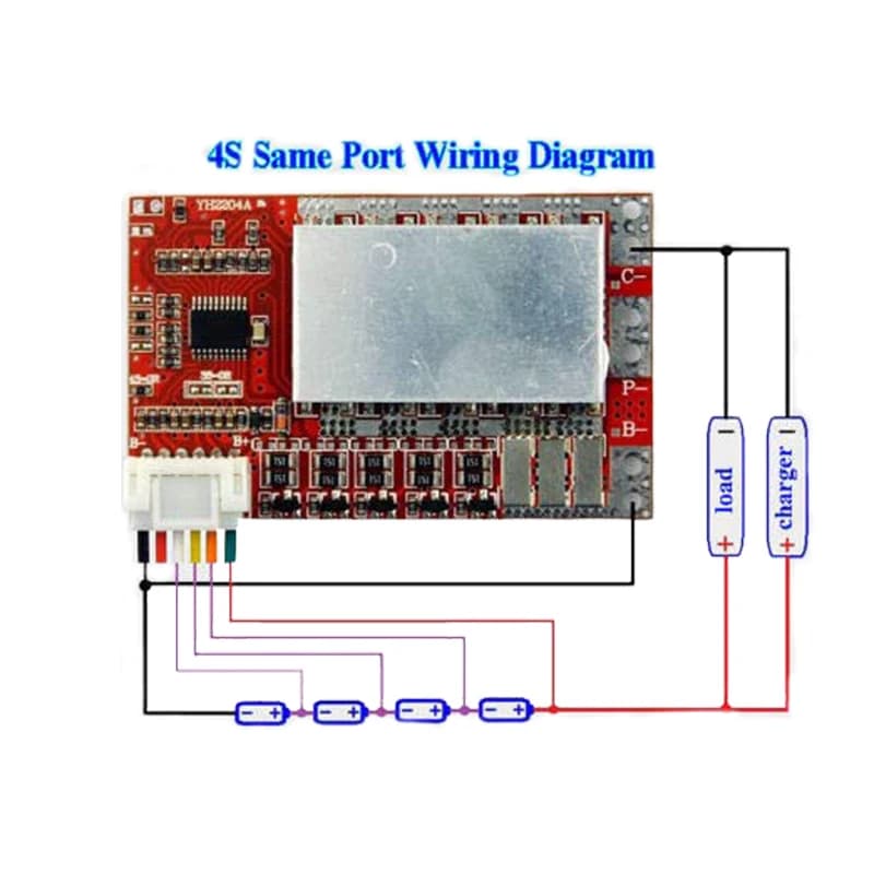 3S 4S 5S 50A BMS Board/ 55A 3.7V Lithium battery protection board/3.2V iron phosphate/LiFePO4 battery BMS board with Balance