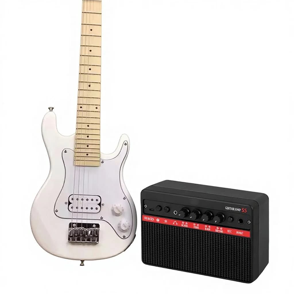 30Inch Electric Acoustic Guitar Beginner Kits for Boys Girls Tuner, Picks, Cable, Strap, Extra Strings